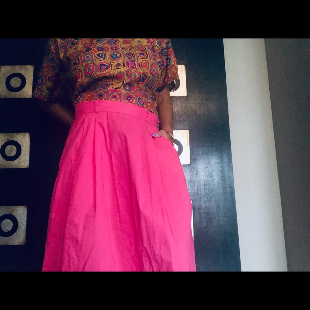 Vintage pleated skirt